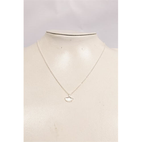 Backstage Silver Detailed Pendent Necklace