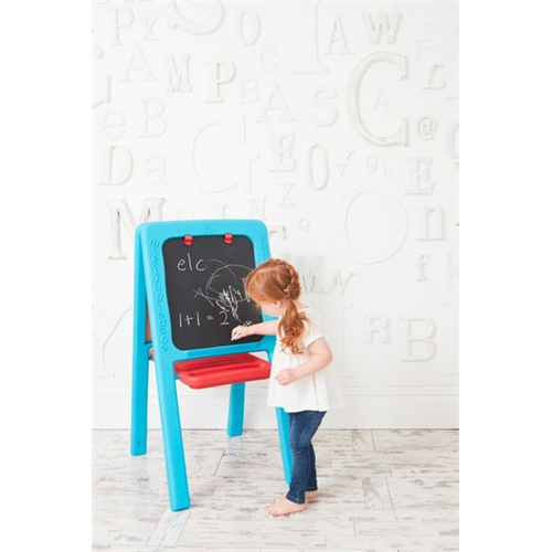 Elc Wooden Double Sided Easel Blue