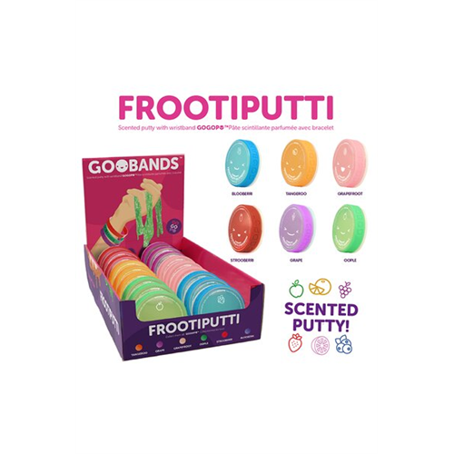 Frootiputti GooBands Scented Putty with Wristband Assortment