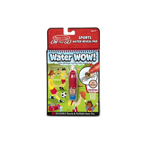 Melissa & Doug Water Wow Sports Red Water Reveal Pad