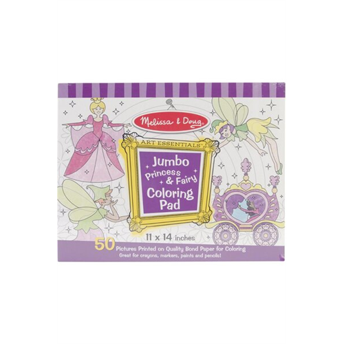 Melissa & Doug Princess & Fairy Jumbo Coloring Pad