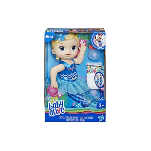 Hasbro Baby Alive Shimmer N Splash Mermaid Blonde Hair