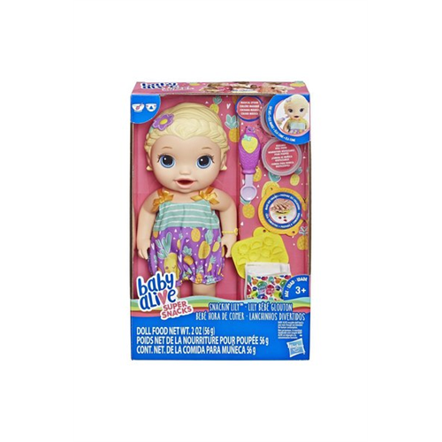 Hasbro Baby Alive Snackin Lily Bld Hair