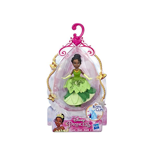 Hasbro Disney Princess Tiana Collectible Royal Small Doll With One-Clip Dress