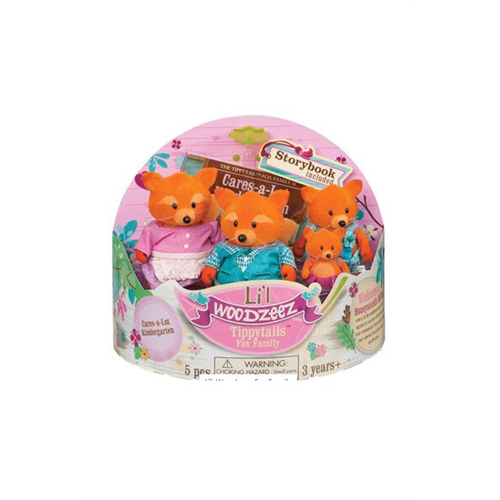 Toy Store Li'L Woodzeez Fox Family