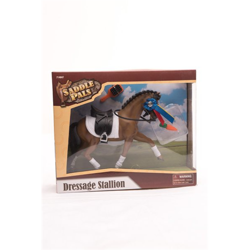 Toy Store Saddle Pals Dressage Stallion With Ribbon Girls Brush