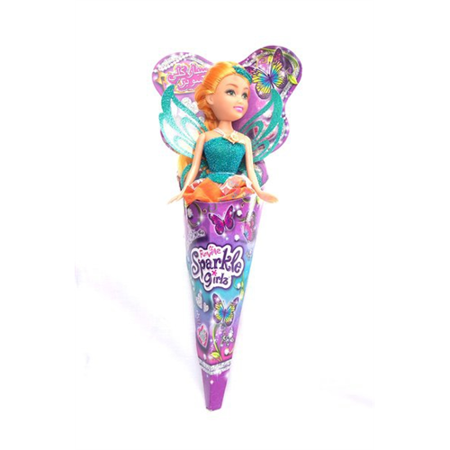 Toy Store Sparkle Girls Floral Fairy Cone Doll