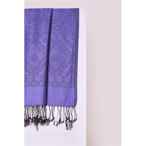 Odel Purple & Black Shawl