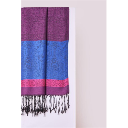 Odel Purple, Blue & Pink Persley Shawl