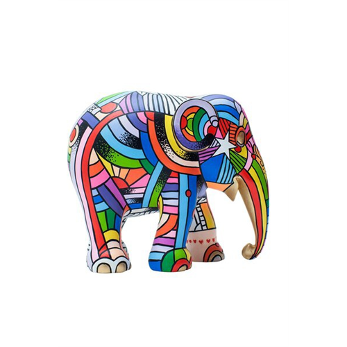 Elephant Parade Peace, Love and Music 15cm Elephant Ornament