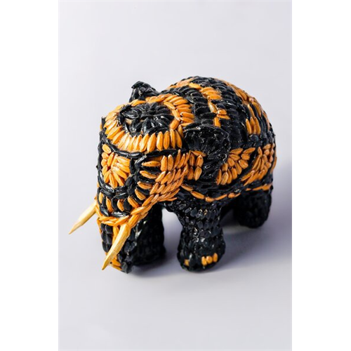Luv Sl Ornament Elephant Covered In Paddy