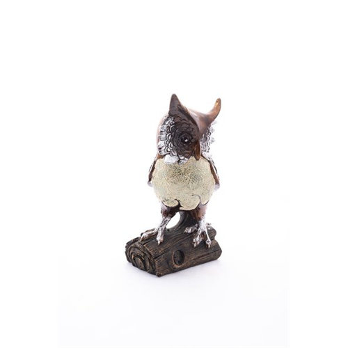 Luv SL Owl on Log Ornament