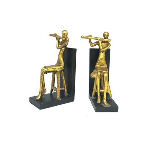 Odel Bookend Musical Figures Gold