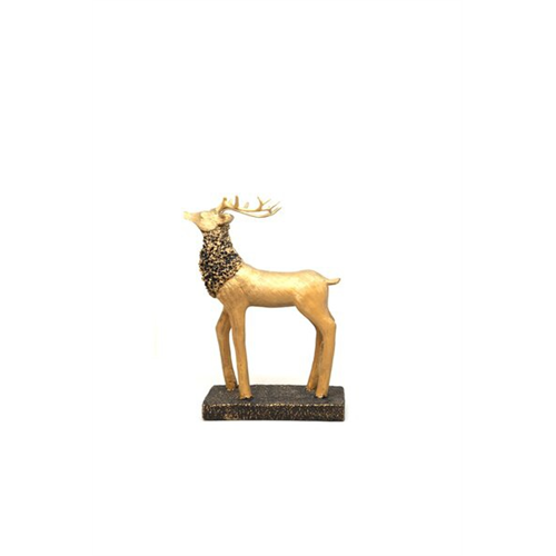 Odel Ornament Rain Deer Short Gold