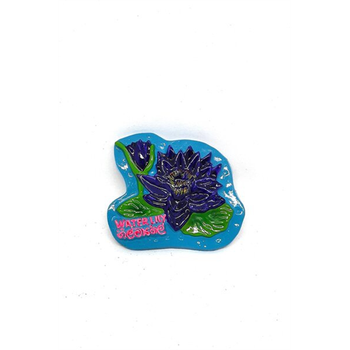 Luv Sl Fridge Magnet Water Lily