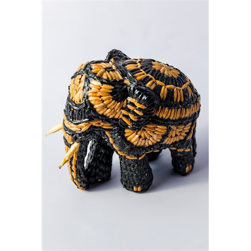 Luv Sl Ornament Elephant Covered In Paddy