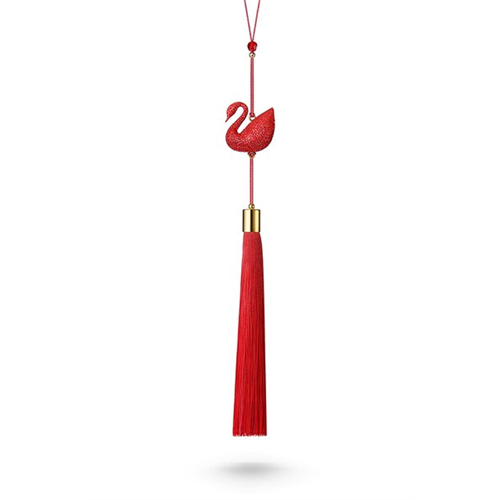 Swarovski Red Swan Ornament