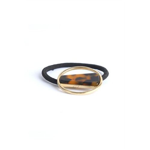 Backstage Casual Gold Metal Ring Hair Band