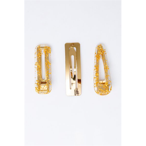 Backstage Gold Hairclips Set