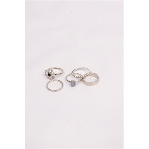 Backstage Silver Set Of Rings