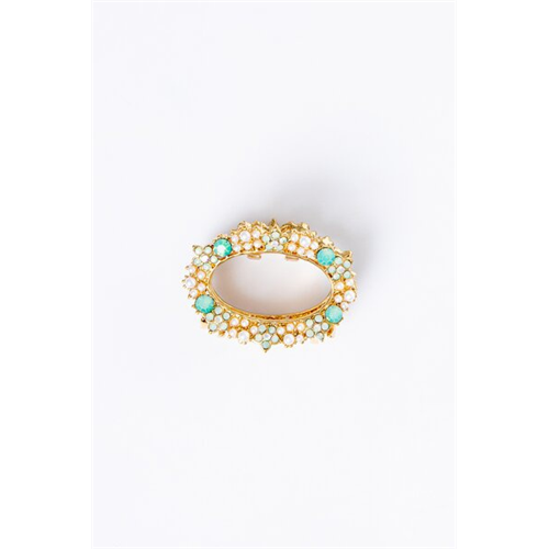 Backstage Turquoise Stone Hair Claw