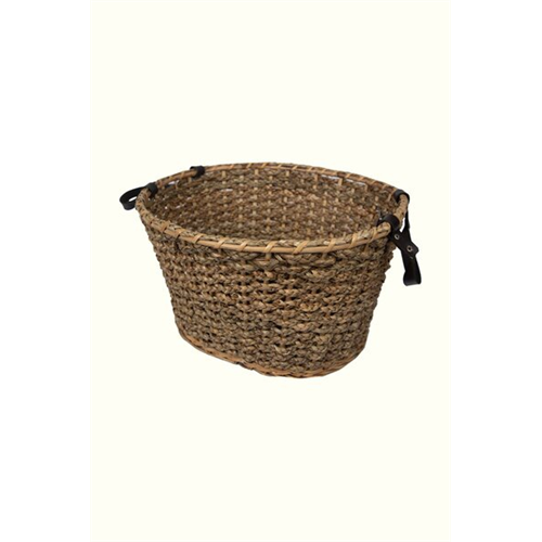 Odel Reed Laundry Basket Oval Small 14x11x7"