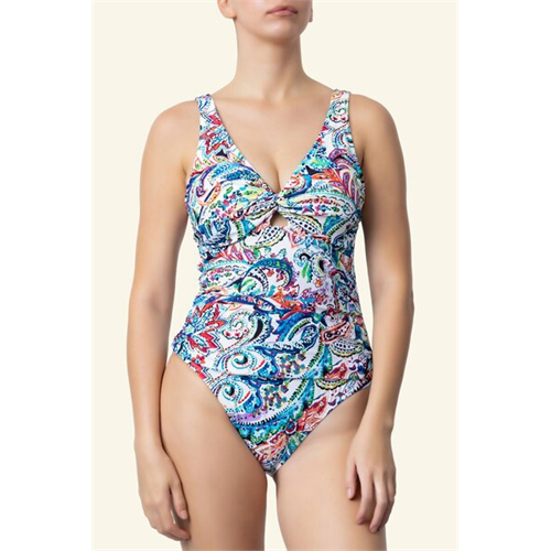 Chaps One Piece swimsuit In Paisley Print