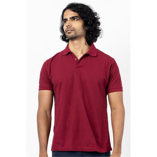 Cotton Collection Cotton-Pique Polo T Shirt by COCO