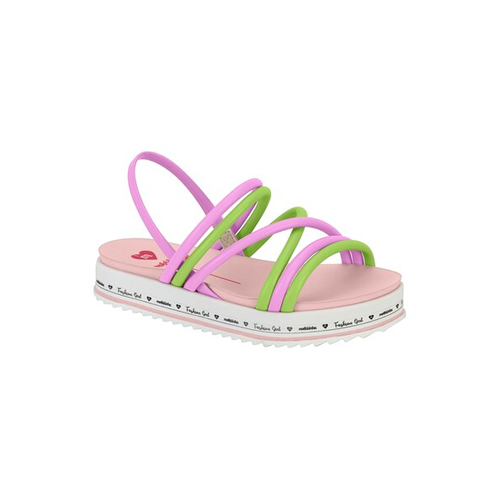 Molekinha Kids Rosa Mauve/Pistache Sandals