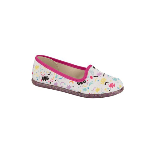 Molekinha Girl's Printed Pumps