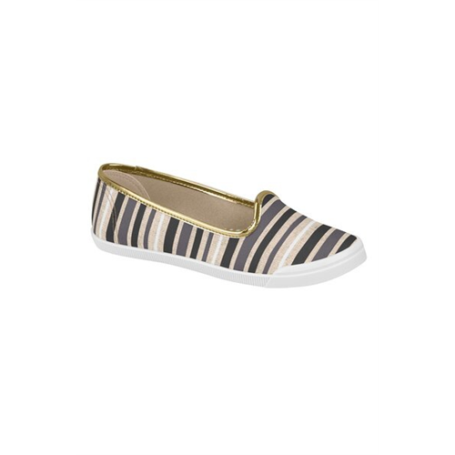 Molekinha Girl's Stripes Pumps