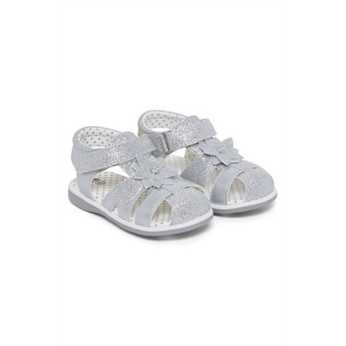 Mothercare Girls Silver Fisherman First Walker Sandals