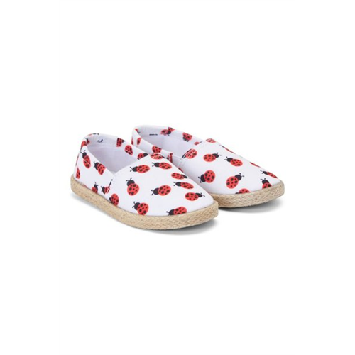 Mothercare Io Girls Red Esperi Canvas First Walker