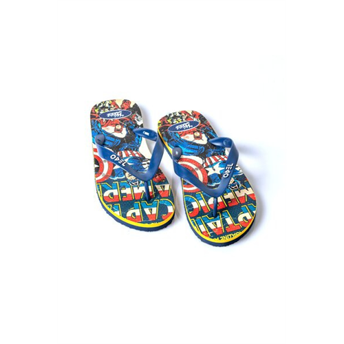 Disney Men's Captain America Printed Slippers