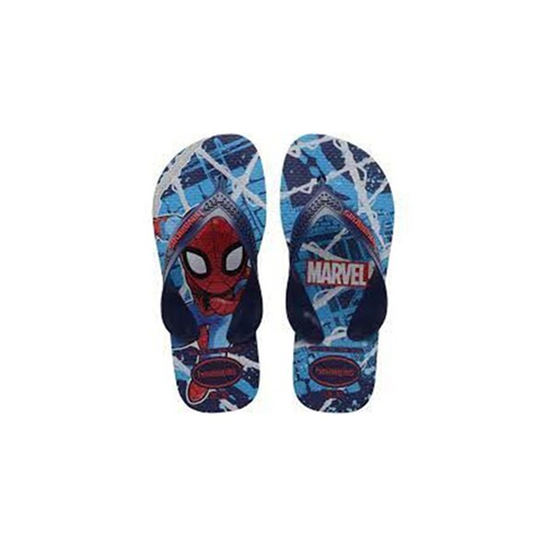 Havaianas Boy's Kids Max Marvel Navy Blue Flip Flops