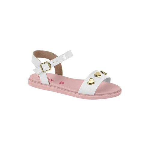 Molekinha Kids White Sandals