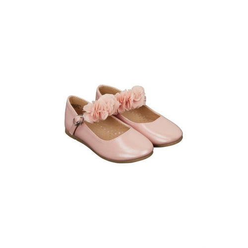 Mothercare Girls Pretty Floral Ballerina Shoes /Pink First Walkers