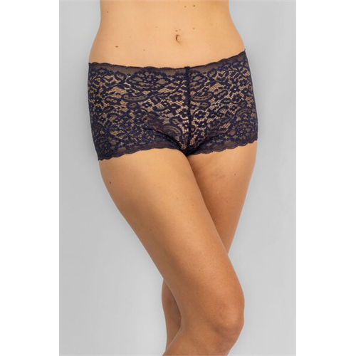 Odel Navy Lace Boyshort