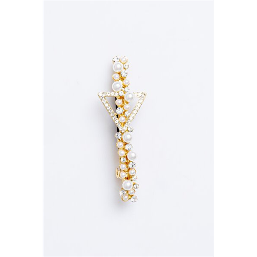 Backstage Gold Pearl Hairclip