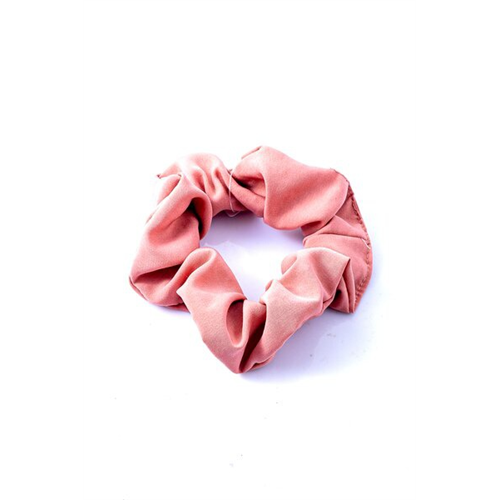 Backstage Nude Pink Satin Medium Scrunchie