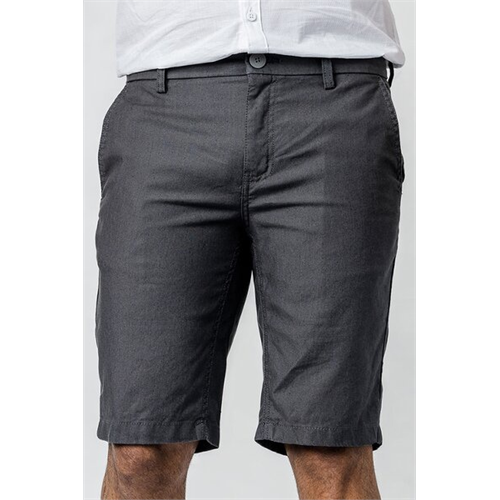 Azmorr Solid Color Linen Slim Fit Short