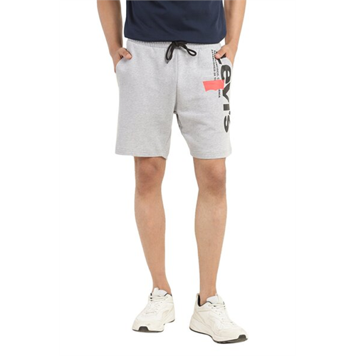 Levis Men's Grey Regular Fit Shorts