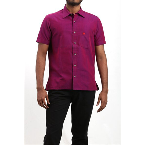 Luv Sl Mens Shirt Handloom Purple