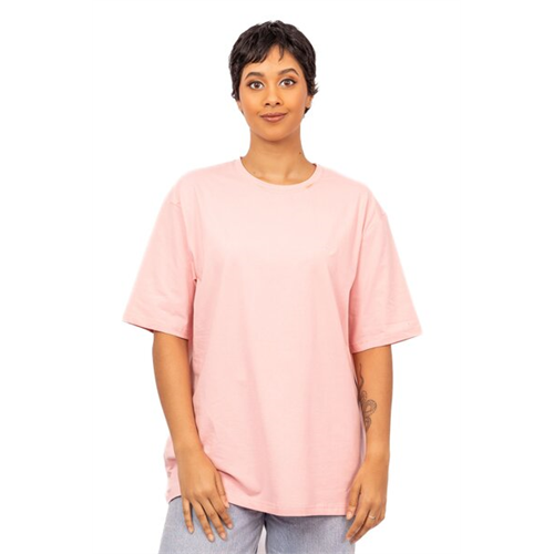 Odle Baby Pink Short Sleeve Oversized T-Shirt