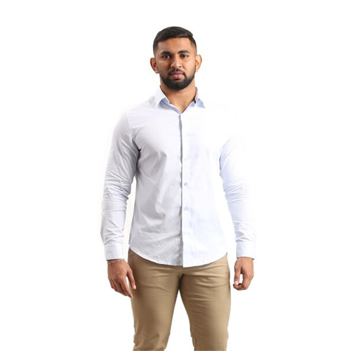 Premium Solid Colour Slim Fit Long Sleeve Shirt