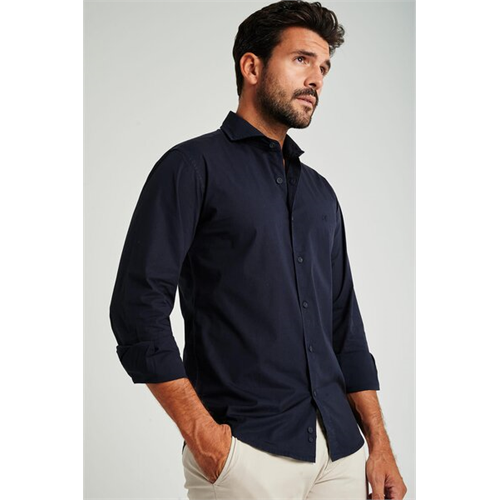 Sacoor Brothers Dark Blue Shirt