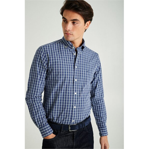 Sacoor Brothers Dark Blue Shirt