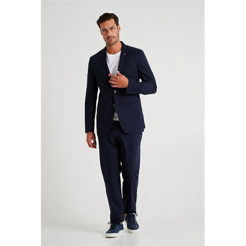 SACOOR BROTHERS Dark Blue Suits