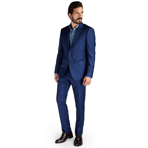 Sacoor Brothers Solid Color Classic Slim Fit Suit