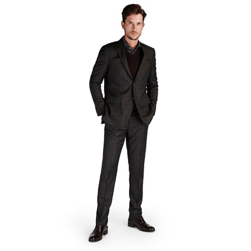 Sacoor Brothers Solid Color Classic Slim Fit Suit